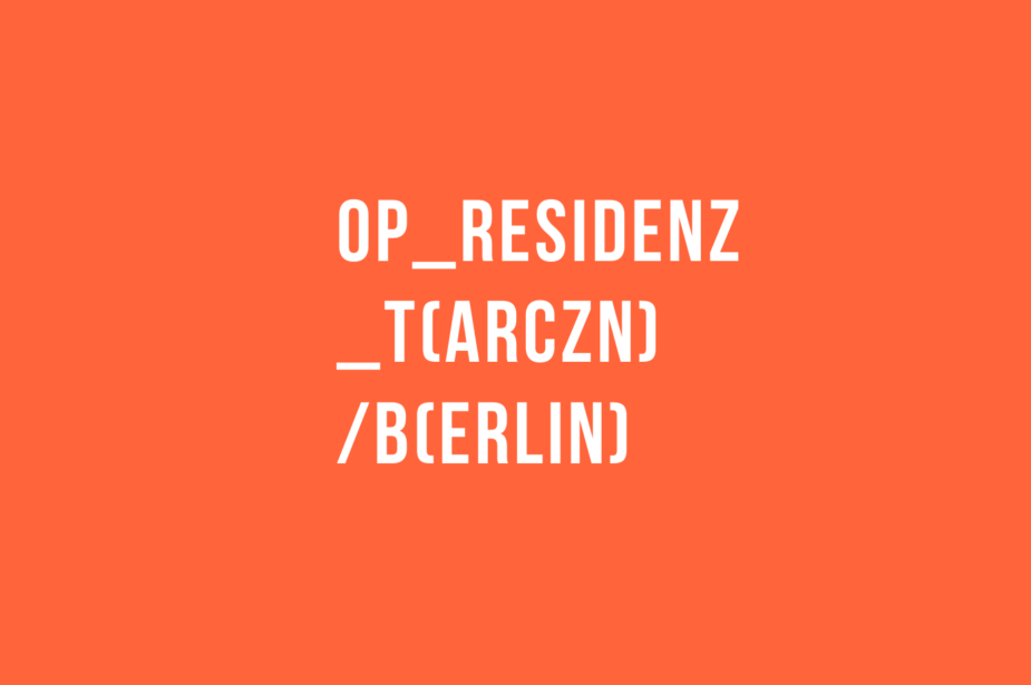 OP_Residenz Tarczyn_Berlin, Artist in Residence Stipendium der OP_ENHEIM Stiftung